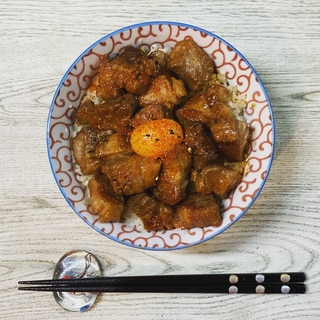 低糖質！豚甘辛煮丼！